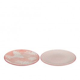 Set 2 farfurii J-Line Tropic Days, ⌀ 21 cm