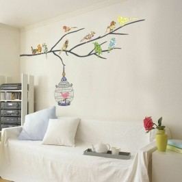 Autocolant Ambiance Birds In A cage