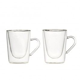 Set 2 căni din sticlă dublă Bredemeijer Coffee&Tea, 295 ml