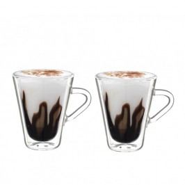 Set 2 pahare cu pereți dubli pentru espresso Bredemeijer, 105 ml