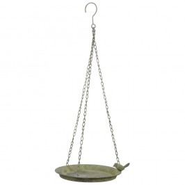 Bol pentru hrănit păsări Esschert Design, ⌀ 24,3 cm, patină verde