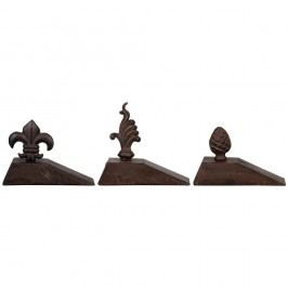 Set 3 opritoare din fontă pentru ușă Esschert Design Ornament
