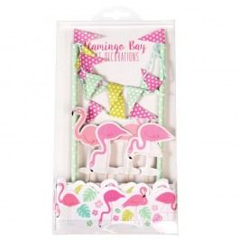 Set pentru decorat tortul Rex London Flamingo Bay