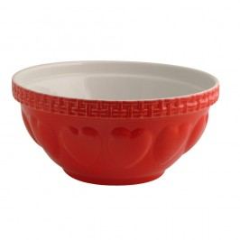 Bol din ceramică Heart Red, 29 cm