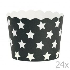 Set 24 coșulețe copt Miss Étoile Stars