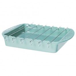 Tavă pentru frigărui Côté Table Carmin BBQ, albastru