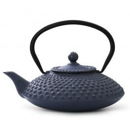 Ceainic din fontă cu infuzor Bredemeijer Xilin, 1,25 litri, albastru