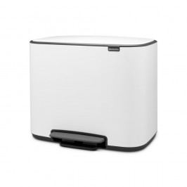 Coș de gunoi cu pedală Brabantia BO, 36 l, alb