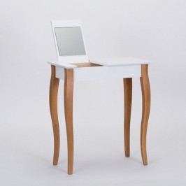 Măsuță de toaletă cu oglindă Ragaba Dressing Table, lungime 65 cm, albă
