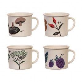 Set 4 cești pentru espresso Magpie Flora