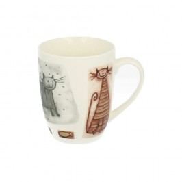 Cană din porțelan Duo Gift Cats, 320 ml