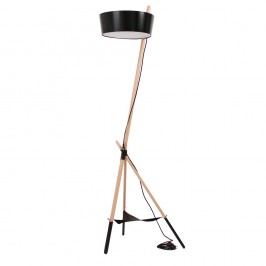 Lampadar cu spațiu de stocare Woodendot Ka L, negru