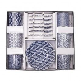Set din porțelan pentru espresso pentru 6 persoane Tokyo Design Studio Blue