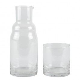Set sticlă și pahar Villa Collection