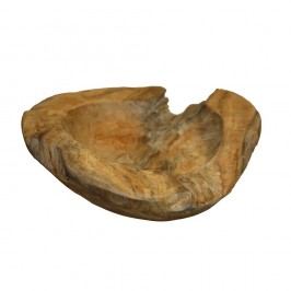Fructieră din lemn de tec HSM Collection Mara, 30 cm