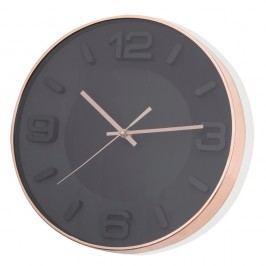Ceas de perete Brandani Rose Gold, negru
