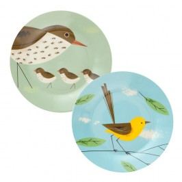 Set 2 farfurii Magpie Birdy, Ø26 cm
