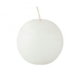 Lumânare KJ Collection Konic, ⌀8 x 7,5 cm, alb