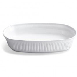 Formă de copt Kähler Design Hammershoi Rectangular, 39 cm, alb