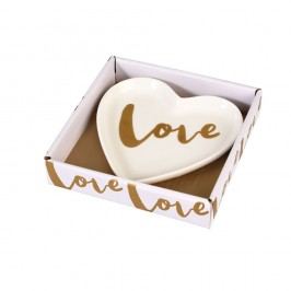 Farfurie decorativă din porțelan Rex London Love Heart